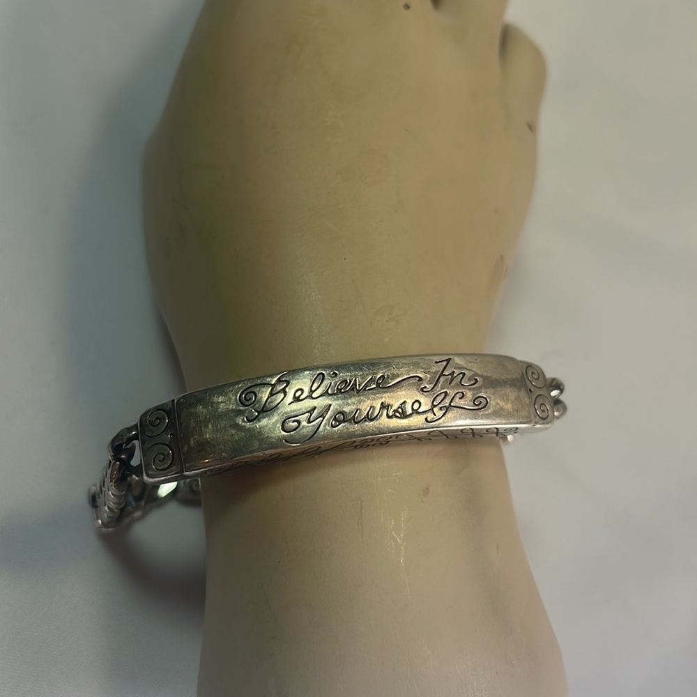 Brighton Believe in Yourself Silver Bracelet